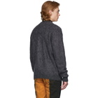 Needles Grey Papillon Mohair Cardigan