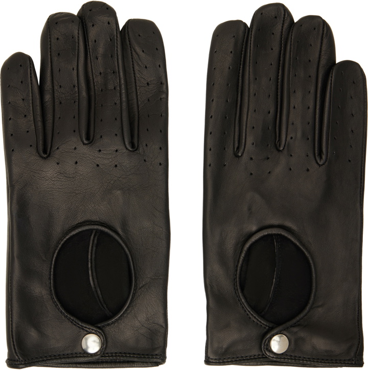 Photo: Ernest W. Baker Black Driving Gloves