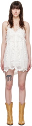 Isabel Marant White Virginia Minidress