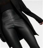 Amiri - Flared leather leggings