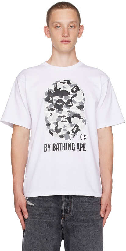 Photo: BAPE White ABC Camo T-Shirt