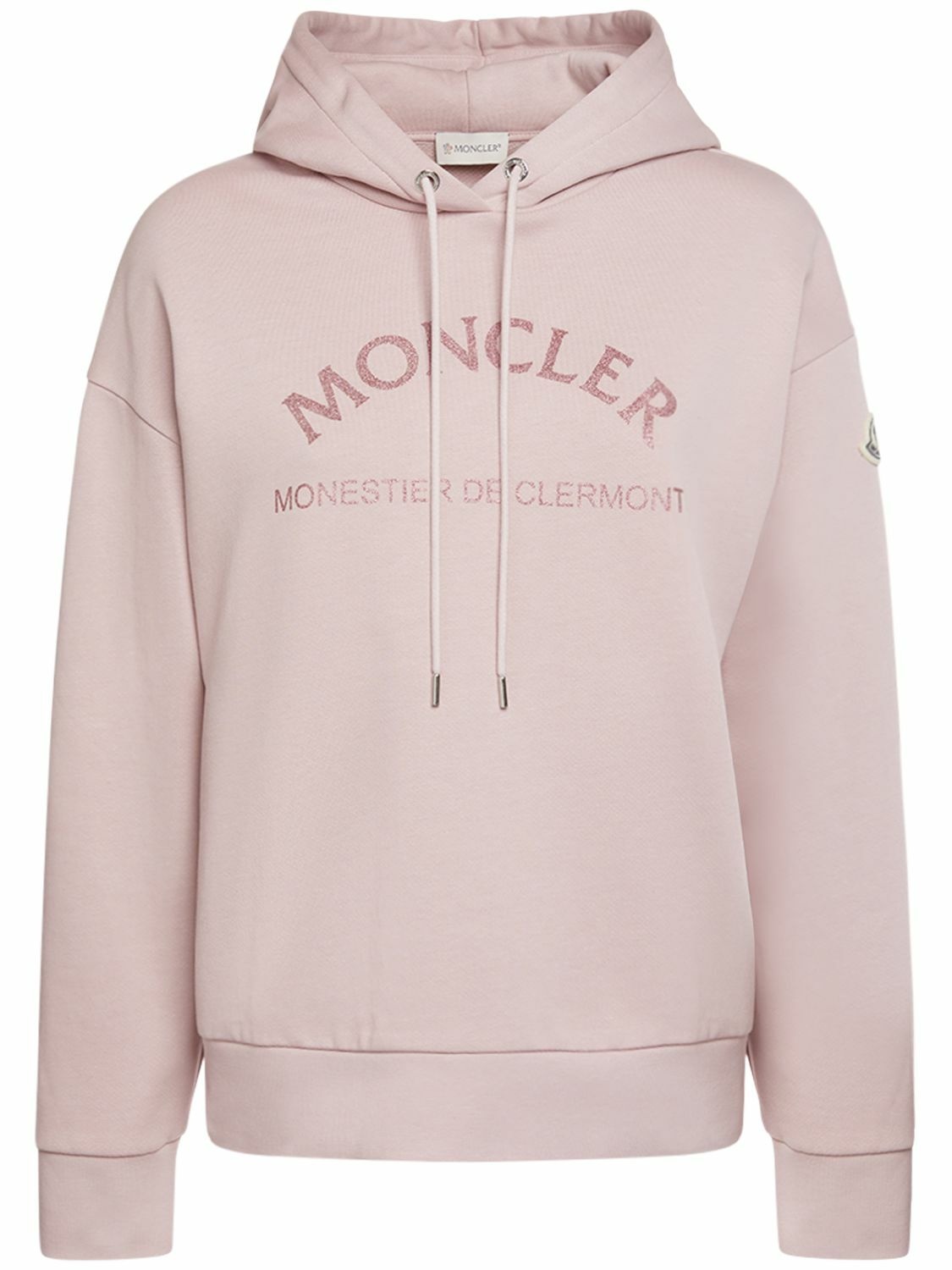 Photo: MONCLER - Logo Cotton Blend Hoodie