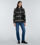 Ami Paris Checked wool jacket