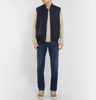 Loro Piana - Panelled Virgin Wool-Blend and Storm System Shell Gilet - Navy