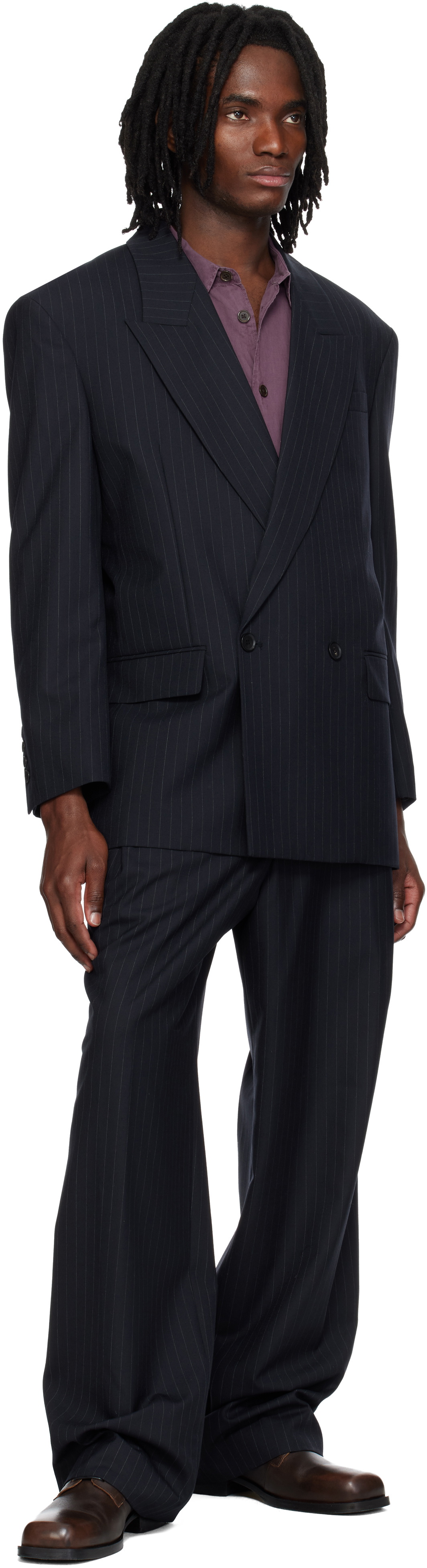 MMIC Navy Drop Trousers