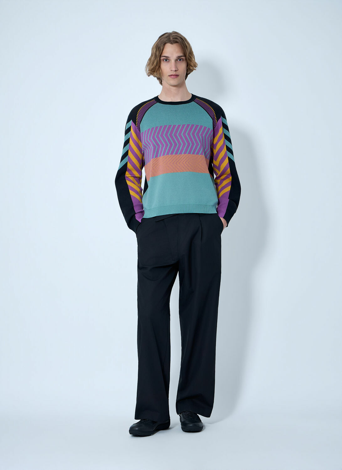 Kiko Kostadinov Gizi Panelled Jumper 