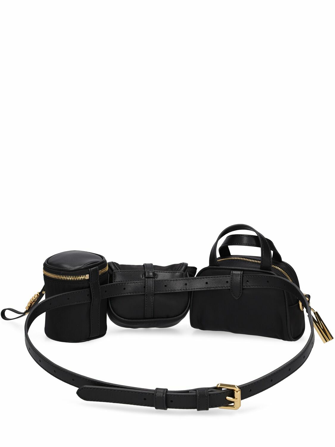 MOSCHINO - Multi-pocket Nylon Belt Bag Moschino