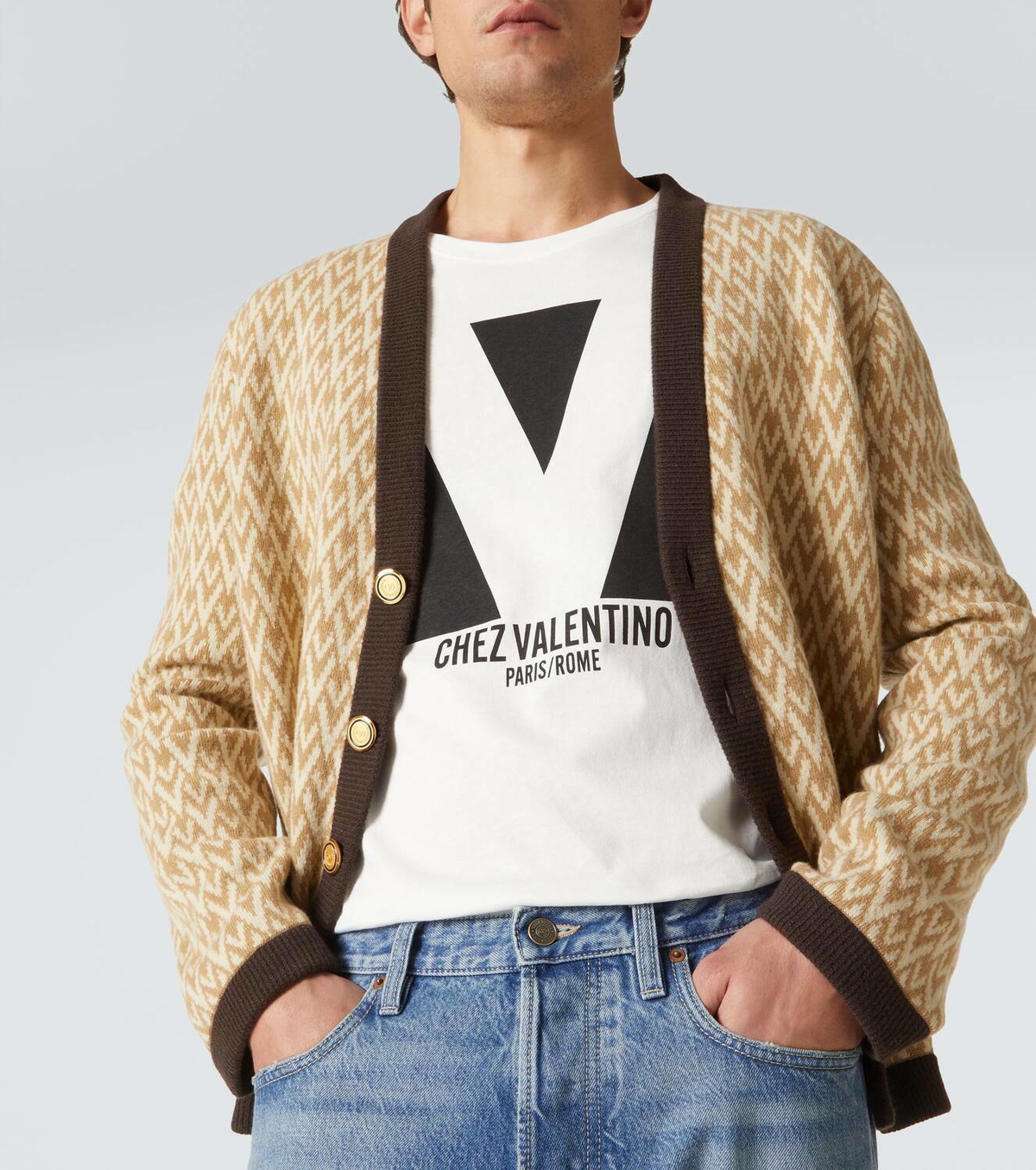 Tシャツ・カットソー VALENTINO Valentino cotton jersey t-shirt Grandala Valentino Chez Valentino cotton jersey T-shirt Valentino