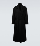 Tom Ford Wool and silk wrap coat