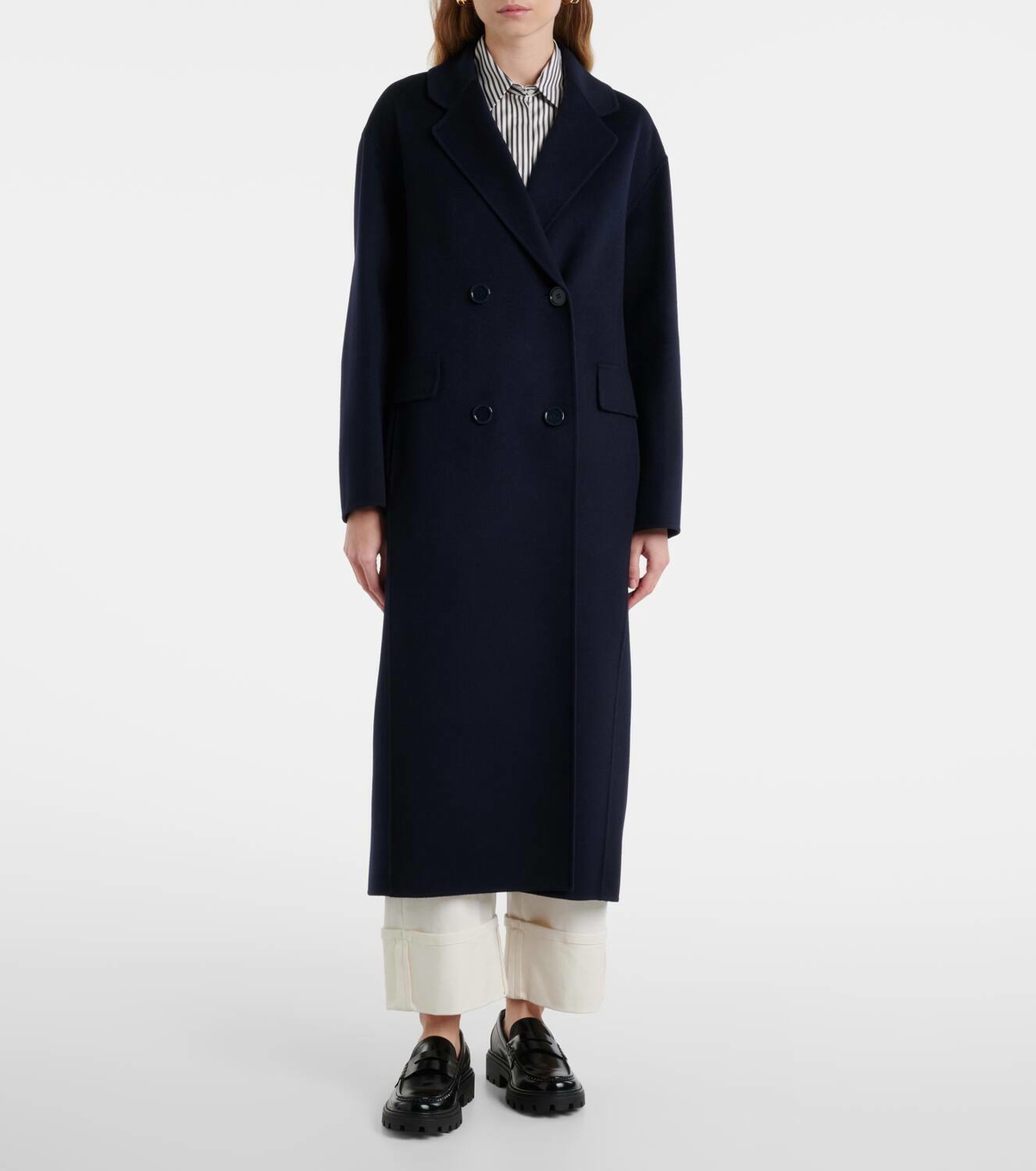 S Max Mara Favola double-breasted virgin wool coat S Max Mara