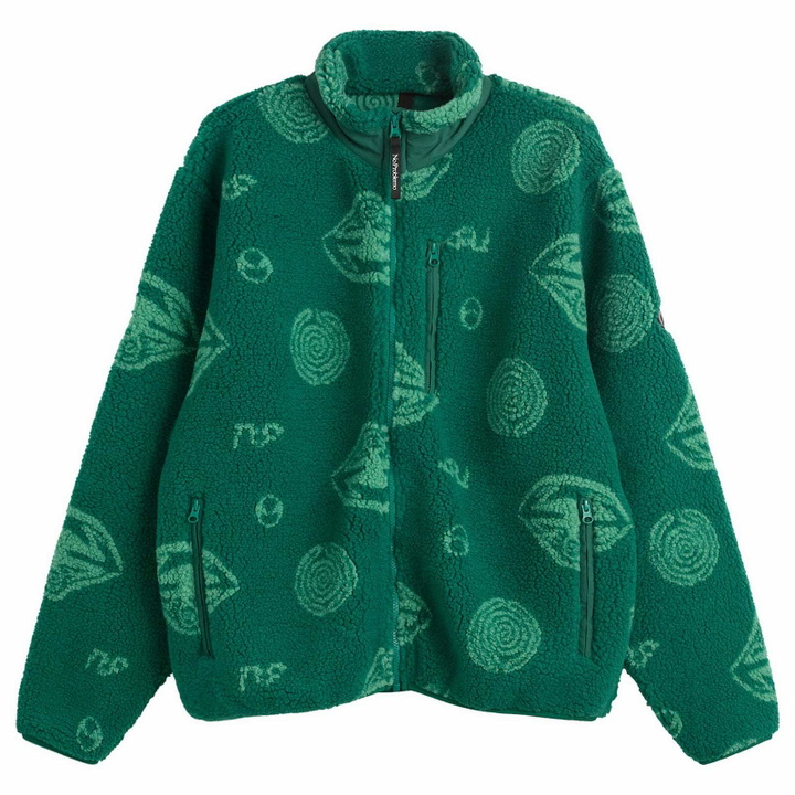 Photo: No Problemo Men's Space Travel Fleece Jacket in Aqua