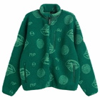 No Problemo Men's Space Travel Fleece Jacket in Aqua