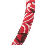 Mikia - Bandana-Print Cotton Bracelet - Red