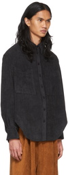 Eckhaus Latta Black Pebble Button Down Shirt