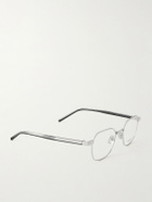 SAINT LAURENT - Round-Frame Silver-Tone Optical Glasses