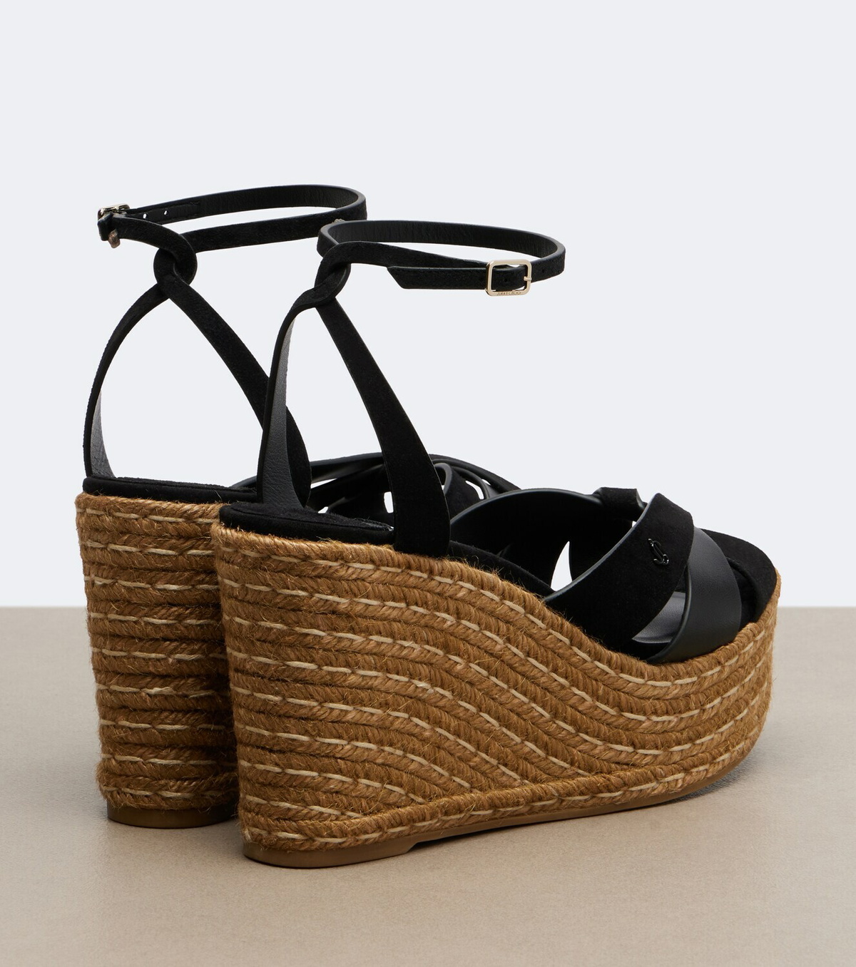 Jimmy Choo Korra suede wedge sandals