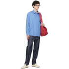 A.P.C. Blue Organic Cotton Shirt