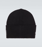 Marni Logo appliqué wool beanie