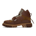 Dolce and Gabbana Brown Trekking Boots