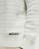 Axel Arigato Grid Sweater White Mens Pullover