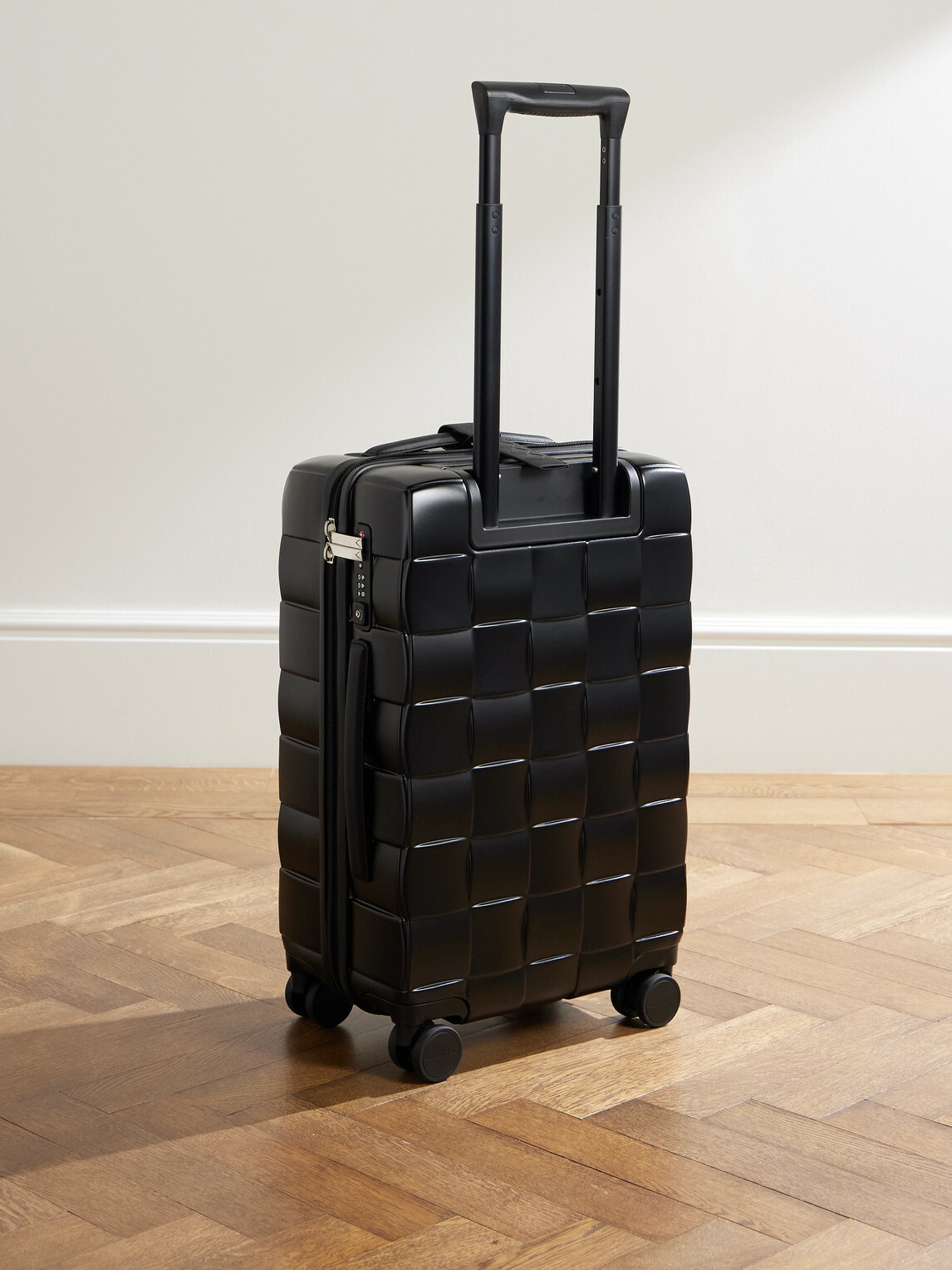 Bottega Veneta - Odyssey 55cm Leather-Trimmed Intrecciato Polycarbonate Suitcase