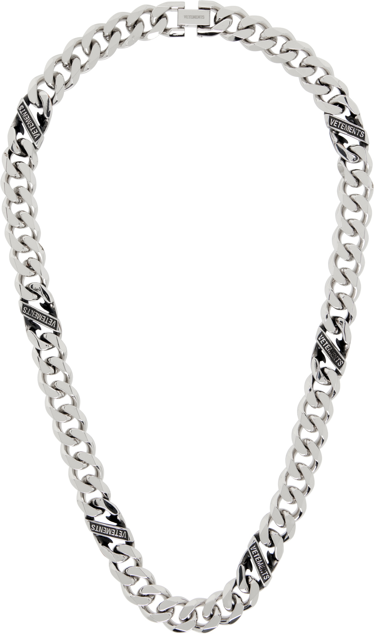 Vetements Silver Keychain Necklace Vetements