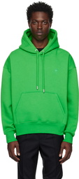 AMI Paris Green Ami De Coeur Hoodie