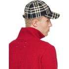 Burberry Black Check Cotton Baseball Cap