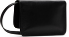Marni Black Marni Mending Embroidery Leather Shoulder Bag