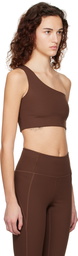 Girlfriend Collective Brown Bianca Sport Bra