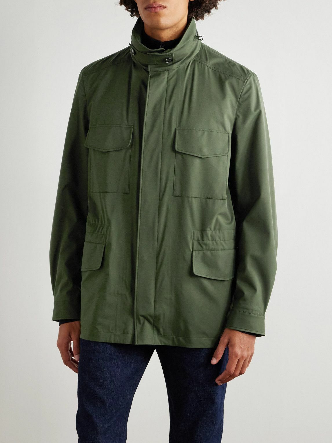 Loro Piana - Storm System® Shell Field Jacket - Green Loro Piana