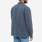 Portuguese Flannel Men's Labura Chore Jacket in Navy