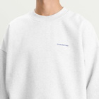 Cole Buxton Men's Mini Logo Sweatshirt in Light Grey Marl