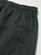 Nike - Sportswear Wide-Leg Cotton-Blend Jersey Drawstring Shorts - Black