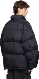 mastermind JAPAN Black Printed Logo Down Jacket