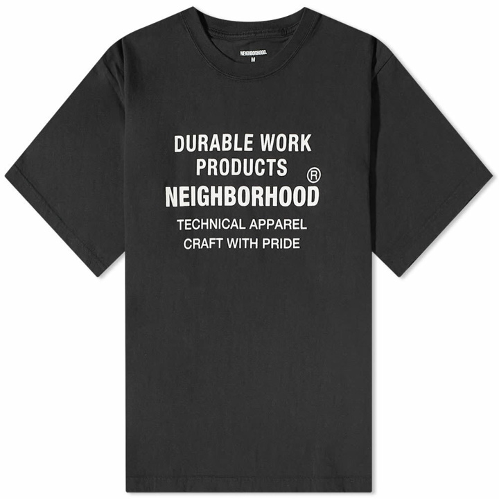 Photo: Neighborhood Men's NH-8 T-Shirt in Black