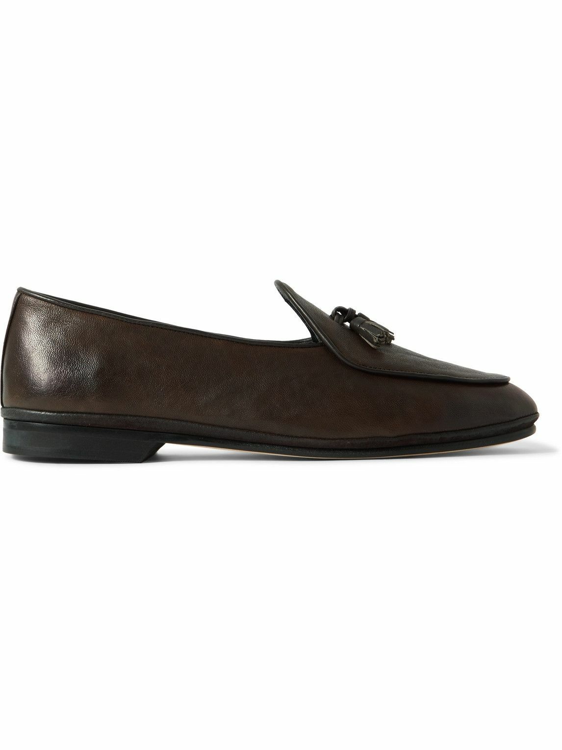 Photo: Rubinacci - Tasselled Leather Loafers - Brown