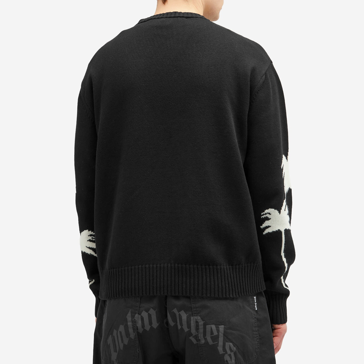 Palm Angels Men's Palms Crew Knit in Black