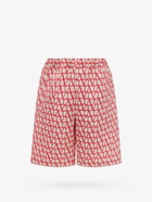 Valentino Bermuda Shorts Red   Mens