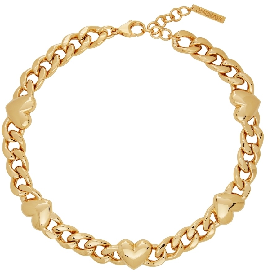 Jiwinaia Gold XL Heart Necklace