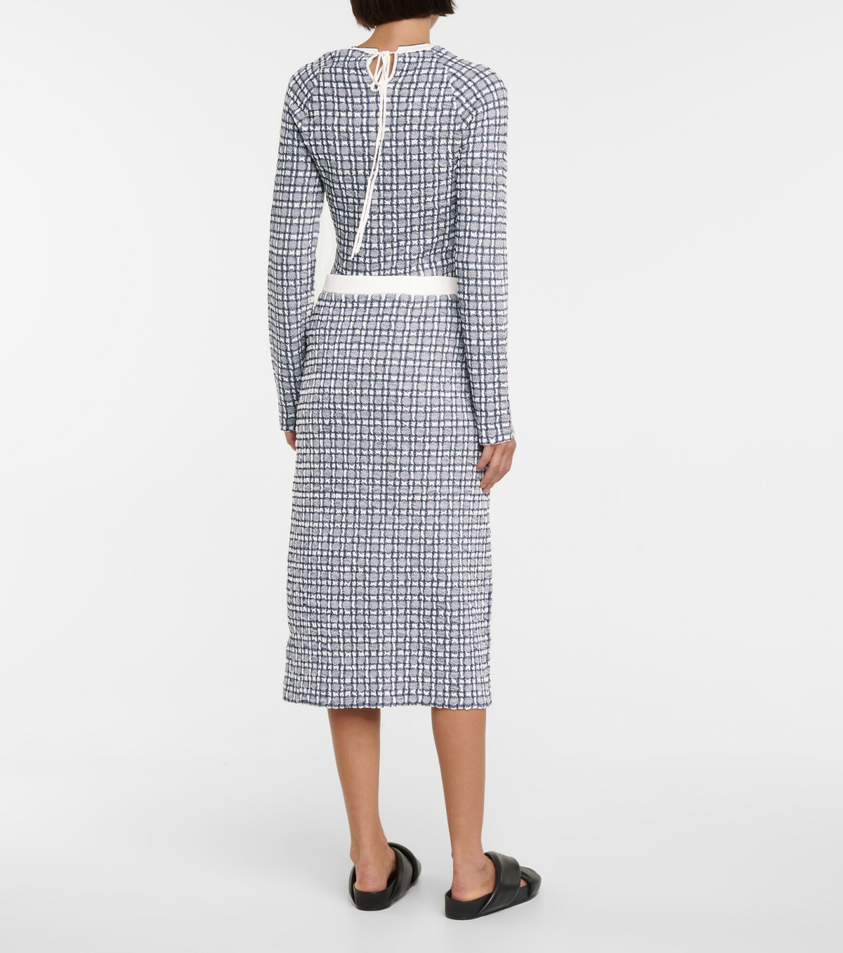 Victoria Victoria Beckham - Stretch-knit midi skirt