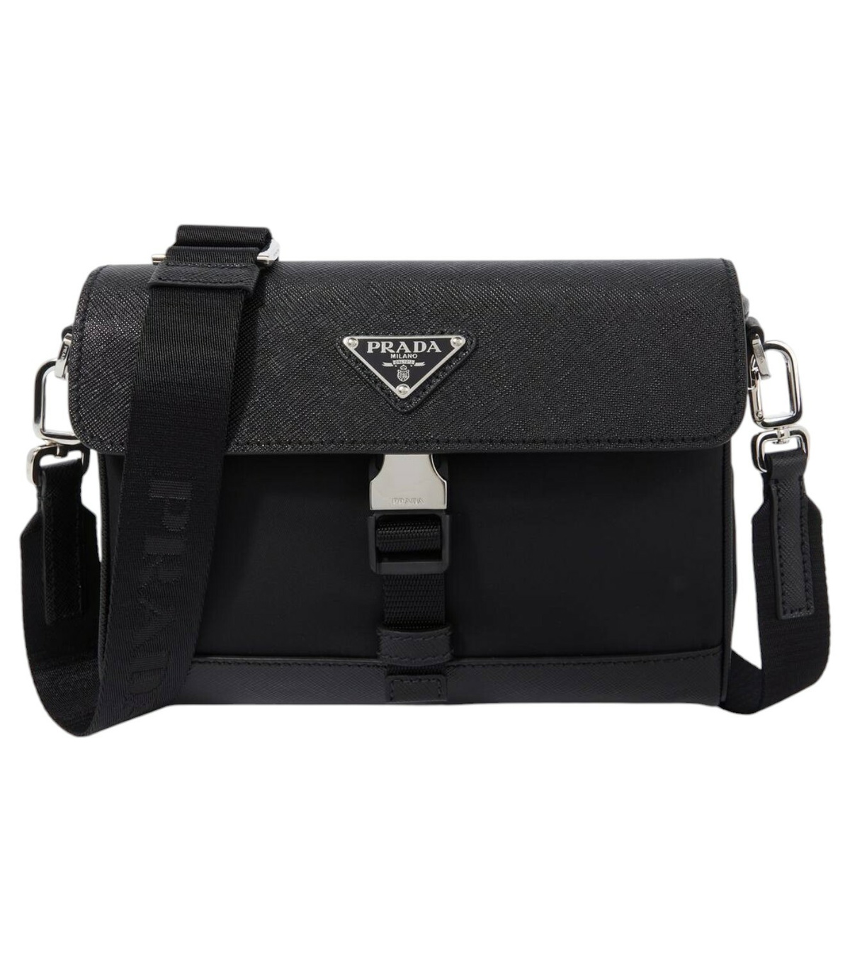 NO/FAITH STUDIOS Black Denim Multipocket Bag