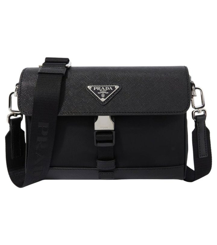 Photo: Prada Re-Nylon leather-trimmed crossbody bag