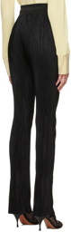 Atlein Black Polyester Trousers