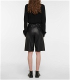 The Row - Daniella leather shorts