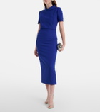 Roland Mouret Crêpe midi dress