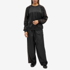 Needles Poly Smooth Sweatshirt in Black