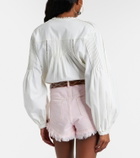 Isabel Marant Eneidala denim shorts