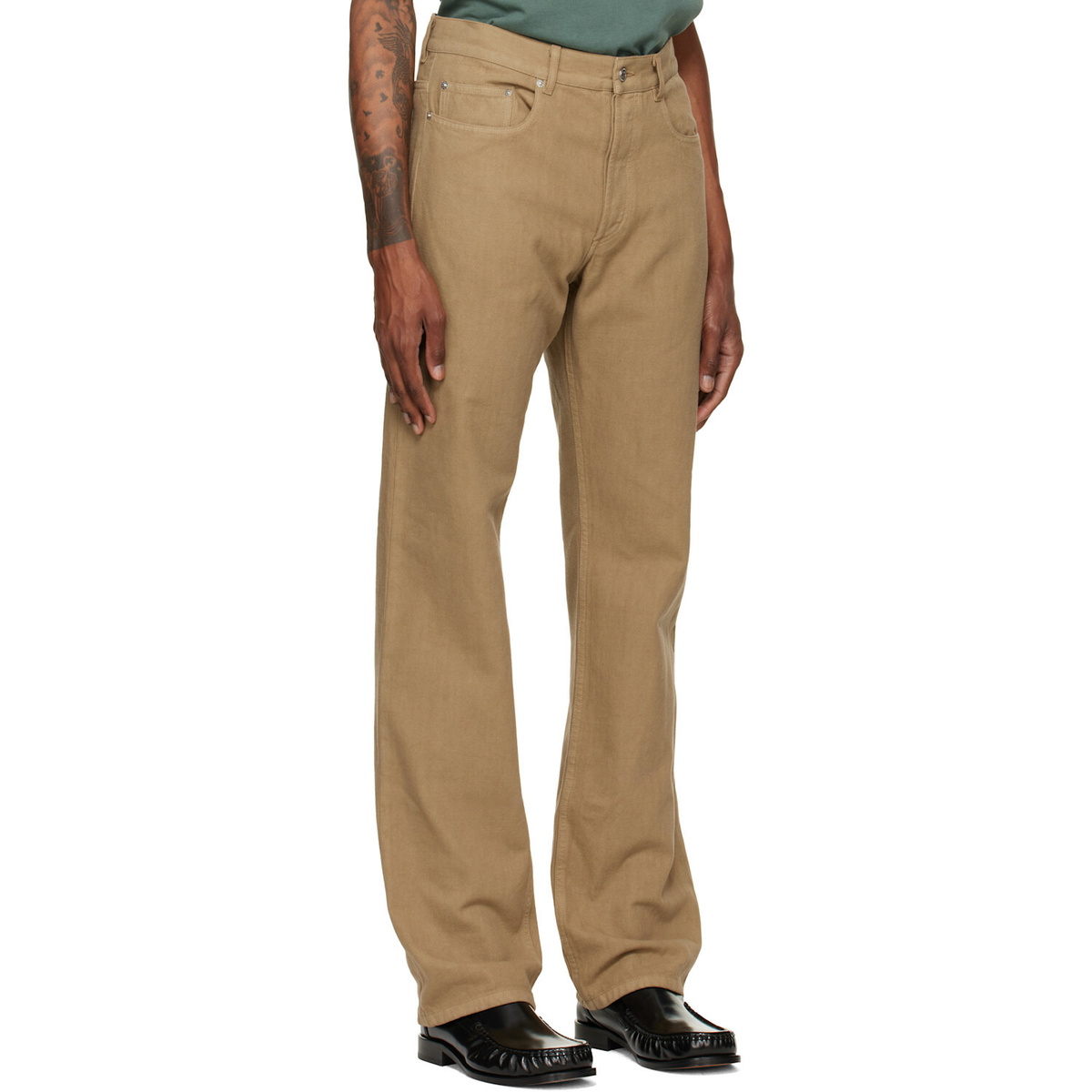 A.P.C. Beige Rescue Jeans