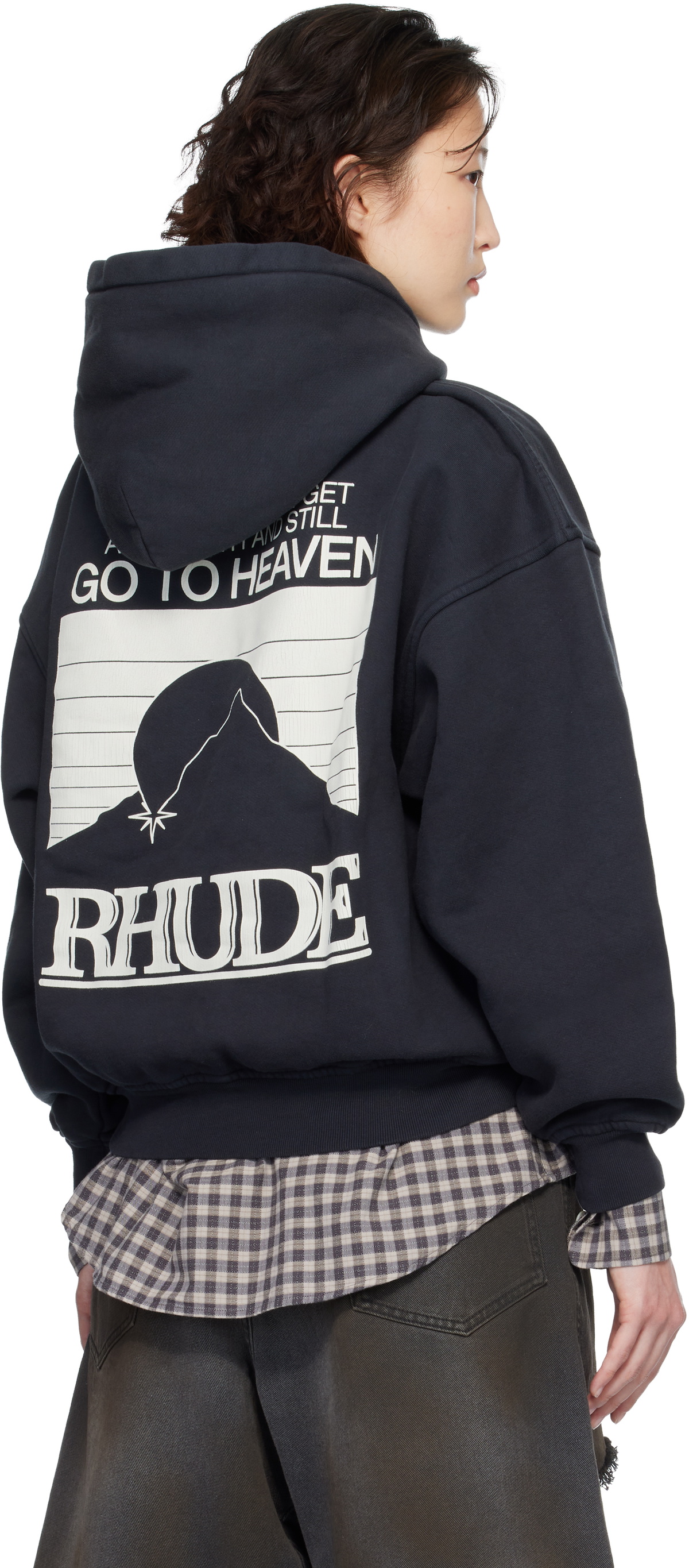 Rhude Black Moonlight Pack Hoodie